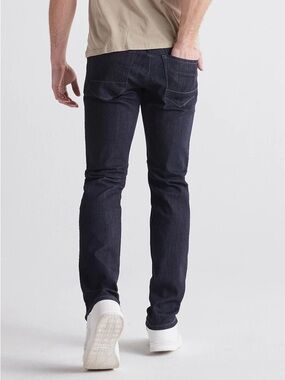 DU/ER Performance Denim L2X Slim Fit Dark Wash Mens size 30x32 Stretch Denim